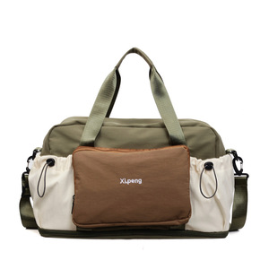 Sac de sport multifonctionnel pour les trajets quotidiens, avec rangements latéraux doubles, poches à cordon, compartiment à chaussures extensible au bas, pour hommes et femmes - Product Image 3