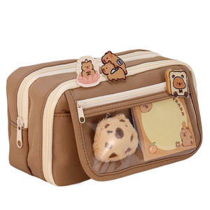 กระเป๋าใส่ปากกาเครื่องเขียนใหม่9ช่องน่ารักสำหรับโรงเรียนสำนักงานกระเป๋าใส่ปากกา - Product Image 1