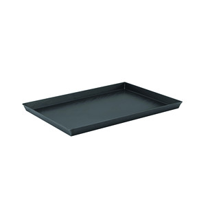 Plaque de cuisson rectangulaire en acier bleu 45 × 35 × 3 h cm, coins évasés Ballarini - Product Image 1
