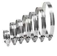 Abrazadera de Manguera Profesional de Acero Inoxidable 304, Estilo Americano, Ajustable, Segura, para Transferencia de Fluidos de Hidrocarburos, Herraje de Mantenimiento