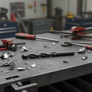 Broca helicoidal HSS de 3.75 mm, 70 mm de longitud, serie corta negra para perforación de metal - Product Image 3