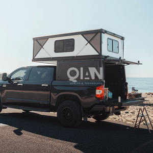 <span class=keywords><strong>Camper</strong></span> Resistente para Camioneta: 3 Puertas con Cerradura, Paneles MOLLE, Carcasa de Aluminio Soldado de 1/8 de Pulgada para Viajes Todoterreno 4x4 - Product Image 1