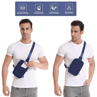 Sac bandoulière mini en nylon tendance et décontracté, imperméable, pour homme – Nouvelle collection