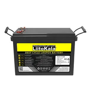 12.8V 200Ah LiFePO4 Battery With 12V 4 String BMS Protect For RV Campers Golf Cart Off-Road Solar Wind Duty-free LiitoKala