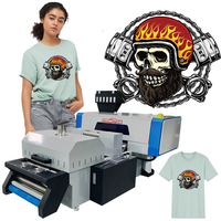 Kingjet — imprimante numérique à double tête, machine d'impression avec jet d'encre dtf, impression de t-shirt