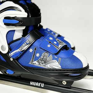 Patins à glace réglables pour enfants, doublure chaude, bottes de patinage sur glace pour enfants, chaussures de patinage sur glace pour débutants, acier inoxydable, taille 30-45 - Product Image 3