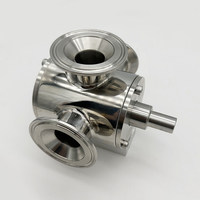 Accessoires pour machine de scellage : Pompe à engrenages rotative pneumatique entièrement automatique à trois voies, installation rapide, moteur à valve rotative pour pâte