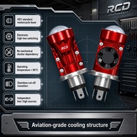 Projecteur LED Mini Phare Avant 1,5 Pouce Étanche IP68 à Faisceau Haute Concentration avec 2 Lentilles pour Moto – Amélioration DIY