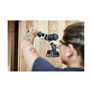 Festool-577612สว่านไร้สาย TDC 18/4 5.0/4.0 I-set quadrive-EAN 4014549414767การกระแทกและดอกสว่านไร้สาย - Product Image 2