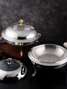 Réchaud Commercial Professionnel Réchaud Chafing Dish à Combustible Solide Isolé pour Aliments Alcool Restaurant Petits Caquelons à <span class=keywords><strong>Fondue</strong></span> - Product Image 5