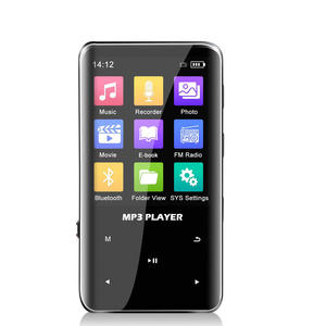 2.4" Full Touch Screen MP3 MP4 Player, 64GB Lossless Audio Portable Music Player with Built-in Speaker & FM Radio - Product Image 2