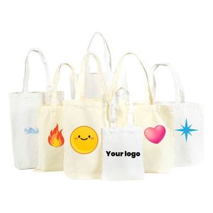 Sac fourre-tout en coton personnalisé avec logo, sac à bandoulière pour le shopping, vente en gros, publicité promotionnelle - Product Image 6