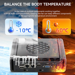 Meetneng I7 CPU Nano-Core Mini PC Công Nghiệp Ngoài Trời Bảng Điều Chỉnh Máy Tính Không Quạt Android OS Máy Tính Nhúng Kho 64G SSD - Product Image 4