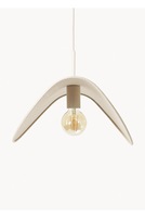 Lustre de salle à manger Wabi-sabi français, lampe en tissu de style américain du milieu du siècle, éclairage LED créatif de style japonais, lumière chaude pour