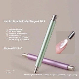 Barra magnética profesional de doble cabeza multifunción para decoración de uñas, gran oferta de Metal, cuentas de cristal para ojo de gato, suministros de pegamento para esmalte de uñas - Product Image 6