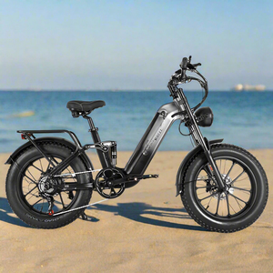 Fournisseur OEM ODM CMACEWHEEL V20 750W 960Wh Vélo électrique hybride à pneus larges avec capteur de couple, fourche verrouillable et frein hydraulique - Product Image 3