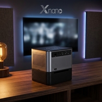 XNANO 2024 X3 MAX Mini Projecteurs Intelligents Android 11 WIFI LED 8K Vidéo Full HD 720P Pocket Home Cinéma 4K Projecteur avec Batterie