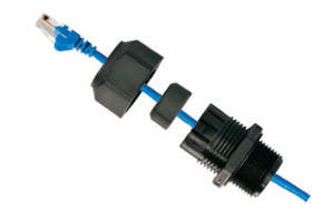 M20 M22 CE RoHS Cat5/5e/6 Ethernet LAN кабель RJ45 IP68 водонепроницаемый разъем Ethernet кабельная втулка для наружной сети - Product Image 4