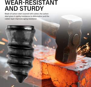 <span class=keywords><strong>Kit</strong></span> de réparation de pneus en libre-service 100 pièces, comprenant 3 tailles de mèches à visser, tournevis et clous en caoutchouc pour réparations professionnelles de pneus - Product Image 4