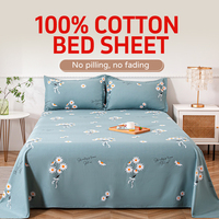 Parure de draps en coton 100 % personnalisée en gros – Draps-housses et draps plats super doux pour lits Queen et King Size