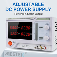 Fuente de alimentación estabilizada para laboratorio, 1200W, 60V, 20A, CC, protección inteligente de sobrecorriente, fuente de alimentación de voltaje variable