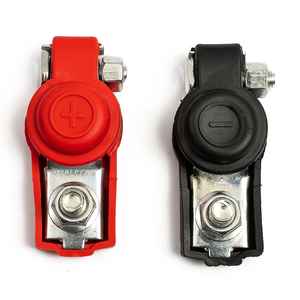 1 Paire de Serre-câbles de <span class=keywords><strong>Batterie</strong></span> Négatif + Positif à Montage Supérieur pour Toyota, Accessoires pour Voitures et Camions - Product Image 1