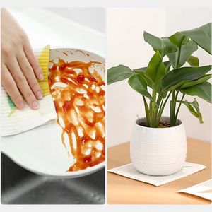 Rouleaux <span class=keywords><strong>de</strong></span> tissu éponge en cellulose, 8 pièces, vente en gros, torchon suédois personnalisé - Product Image 5