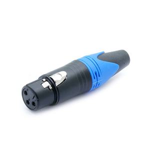 彩色 Cannon 3Pin XLR 母插孔公插头 3 极音频麦克风电缆连接器黄铜插针镀镍 XLR 连接器 - Product Image 5