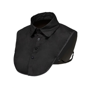 <span class=keywords><strong>Camicia</strong></span> Formale in Maglia con Colletto in Cotone per Uomo e <span class=keywords><strong>Donna</strong></span> 2025, Bottoni, Tinta Unita Nero e Bianco, Versatile per Business - Product Image 3