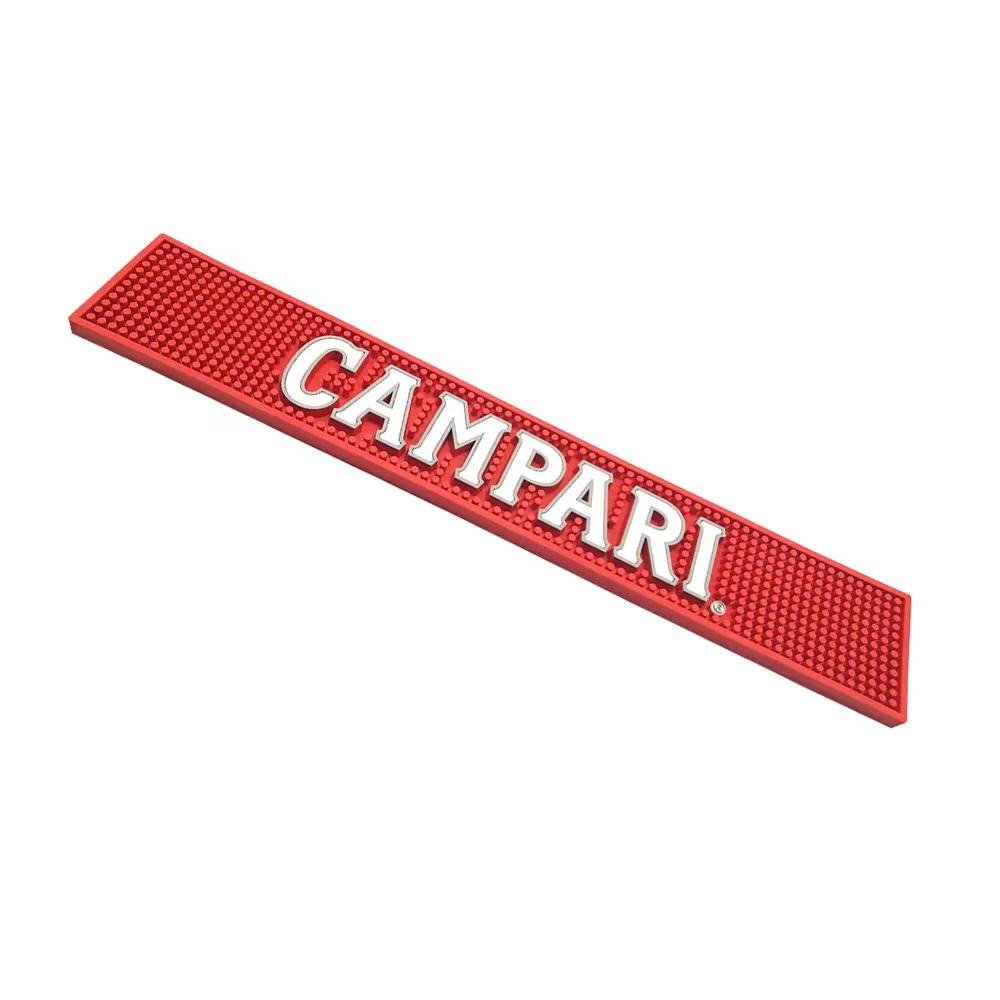 CAMPARI Gomma PVC Morbido Bar Runner Con Logo del Cliente