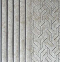 Panneau mural en plastique PS imperméable insonorisant écologique au design floral moderne direct d'usine