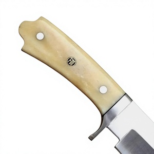 Professional Custom Stainless <b>Knife</b> with <b>Bone</b> <b>Handle</b> for Leatherwork Woodcraft Hunting Includes Handmade Sheath <b>Knives</b> - Product Image 6