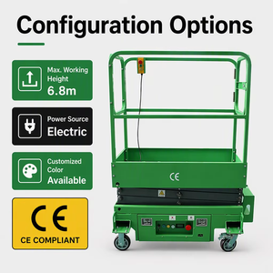 Plateforme de travail aérienne <span class=keywords><strong>mobile</strong></span> mini-hydraulique à ciseaux manuelle 300 kg 3 m 3,9 m 4,8 m pour l'entretien des entrepôts - Product Image 6