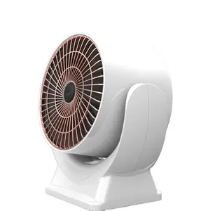 Goedkope Europese Kerst Elektrische Zon Kachelventilator Snelle Verwarming 600W Heater Fan Draagbare Huishoudelijke Kantoor Fan