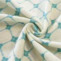 Nappe Moderne Style Nordique en Lin-Coton Jacquard Uni Tissé – Housse de Table Simple – Vente au Détail et en Gros Disponibles