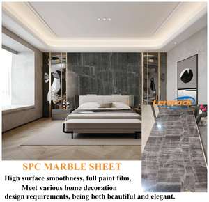 Eco-Friendly Interior Decoration SPC UV <strong>Marble</strong> Wall Panel High Glossy / Matt UV Stone Plastic Board PVC Artificial <strong>Marble</strong> <strong>Sheet</strong> - Product Image 5