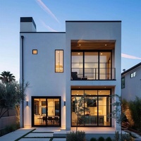 Fenêtre coulissante en aluminium à double vitrage, conforme à la norme ASTM, installation rapide, pour complexes d'appartements