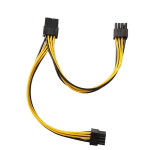 Bộ dây nguồn GPU PCIe 6 chân, dây dẫn tùy chỉnh 18AWG cho nguồn cấp điện card đồ họa - Product Image 1