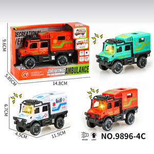 Vehículos de Policía/Ambulancia <span class=keywords><strong>Unimog</strong></span> de Inercia, Económicos, en Diferentes Tamaños, con Efectos de Luz y Sonido, Gran Venta en Latinoamérica - Product Image 4