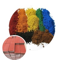 Pigment d'oxyde de fer carrelage ciment couleur avec oxyde de fer couleur rouge brique matériaux de construction oxyde de fer rouge