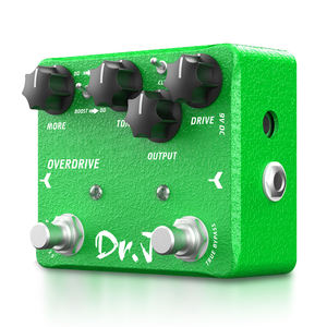 JOYO <span class=keywords><strong>Dr</strong></span>. J 系列 D60 EMERALD 过载吉他踏板 15dB 增幅 美丽温暖的音色 过载踏板 带 CLIP 开关 - Product Image 1
