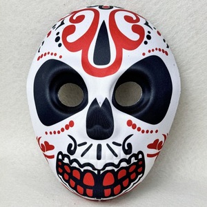 Maschera con Stampa Digitale Teschio per il Giorno dei Morti Messicano, Festival dei Fantasmi, Decorazione per Carnevale e Atmosfera Festiva - Product Image 2