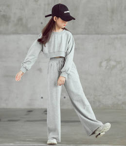 Vêtements pour enfants, filles, adolescents, mode automne, ensemble de survêtement européen, sweat-shirt, pantalon de survêtement, style hip-hop - Product Image 4