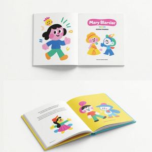 Servicio de Impresión de Libros Infantiles de Tapa Dura, Libro de Cartón Interactivo Personalizado para Niños - Product Image 1