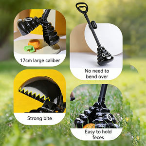 Recogedor de Excrementos para Mascotas con Forma de Caca, Mango Largo de 67 cm, con Caja de Almacenamiento para Bolsas de Basura, Suministros para Mascotas, Venta al Por Mayor - Product Image 4
