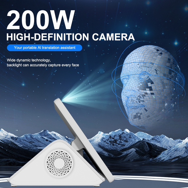 Professional 10.1" Dual Touch Screen AI Translator Machine 4G WiFi 165+ Languages Bidirectional Real-time Voice Translation