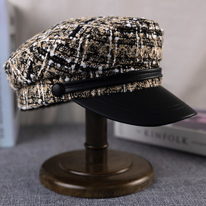 Béret en laine style <span class=keywords><strong>marin</strong></span>, chaud, petite taille pour <span class=keywords><strong>femme</strong></span>, mignon, chic, Lolita - Product Image 4