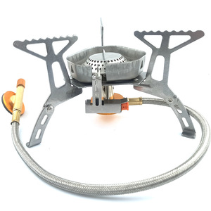 Portable Windproof Mini Stainless Steel Camping <b>Stove</b> With Foldable Burner Head Lightweight Outdoor Gas <b>Stove</b> - Product Image 4