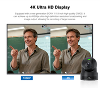 Caméras de Conférence 4K PTZ avec Suivi IA USB 3.0 pour Éducation et Salles de Classe - Vente en Gros Fabricant (20x)