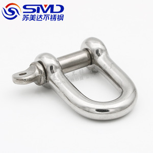 Kit de fixation pour voile d'ombrage en acier inoxydable avec tendeurs, manilles et anneaux en D pour applications d'ombrage extérieur - Product Image 4